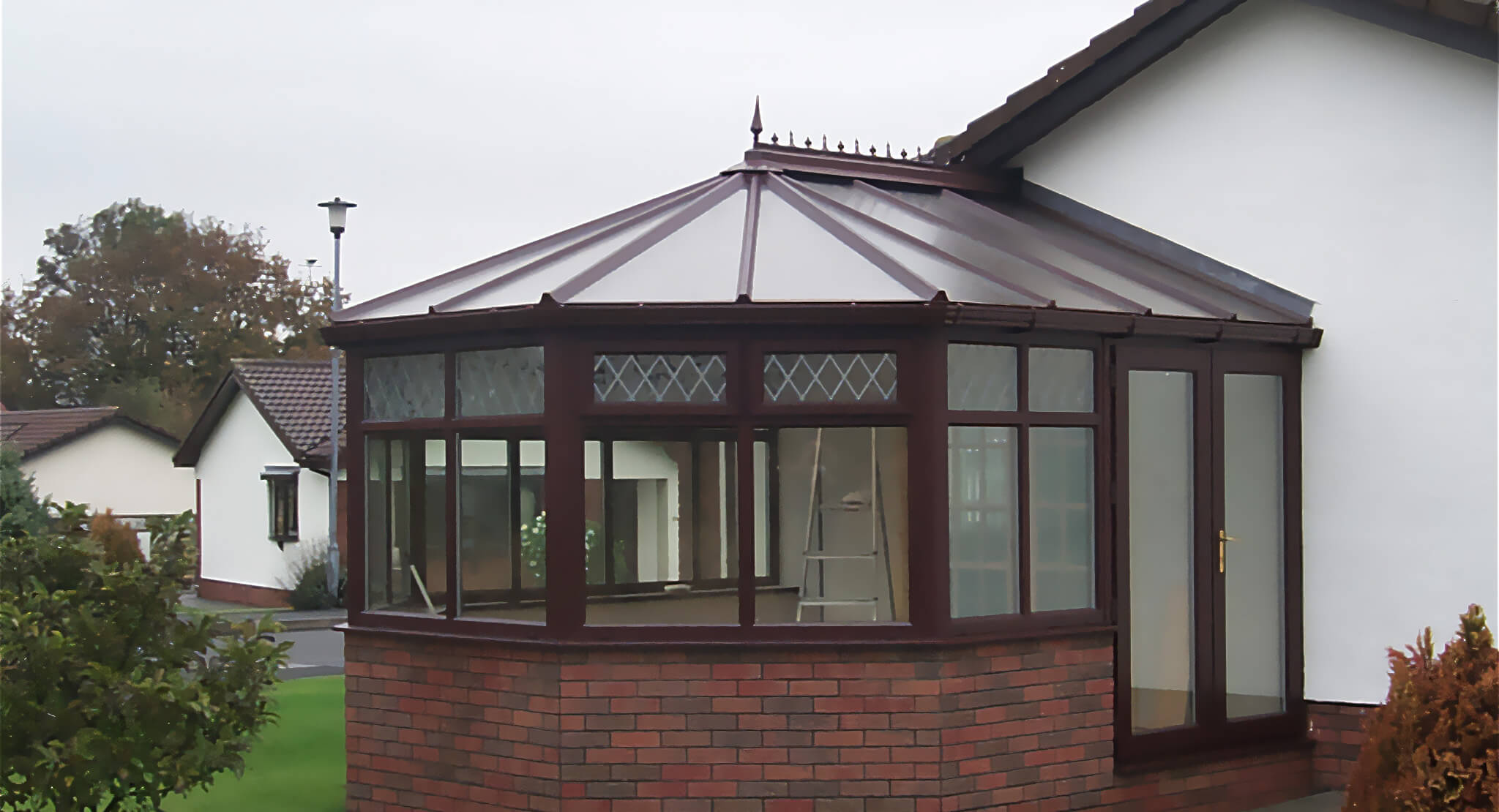 CRS Conservatory Roof Solutions Wood Look UPVC Conservatory